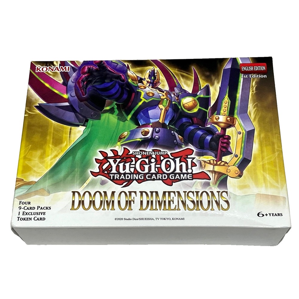 Yu-Gi-Oh! TCG Doom of Dimensions Mini Booster Box 1st Edition U.S.A. New Sealed